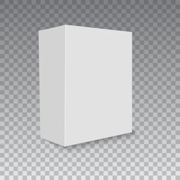 Κενό κουτί από χαρτόνι που απομονώνονται σε λευκό φόντο. Διάνυσμα — Διανυσματικό Αρχείο