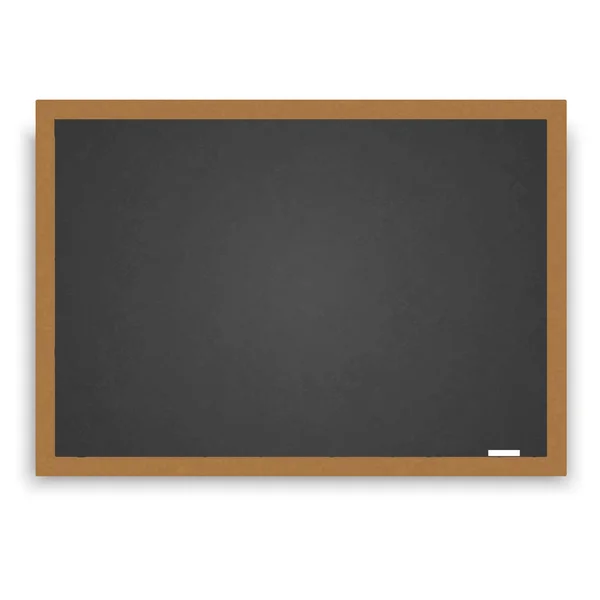 Wooden blackboard for your design. Vector. — Stock Vector