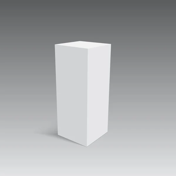 Blanco papier of karton verpakking. Vector — Stockvector
