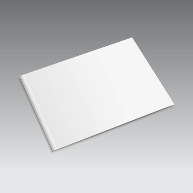 Boş boş şarjörlü, albüm ya da kitap. vektör