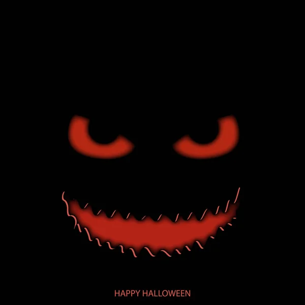 Feliz máscara de Halloween fundo. Vetor — Vetor de Stock