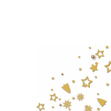 Tebrik kartı ile Noel süsler. Vektör