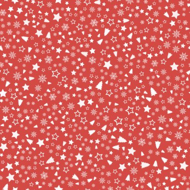 Noel süsler ile Seamless modeli. Vektör