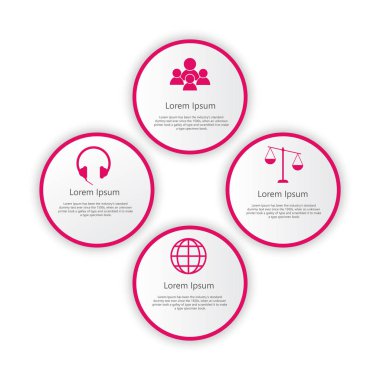 İzometrik kurumsal zaman çizelgesi infograph öğeleri.