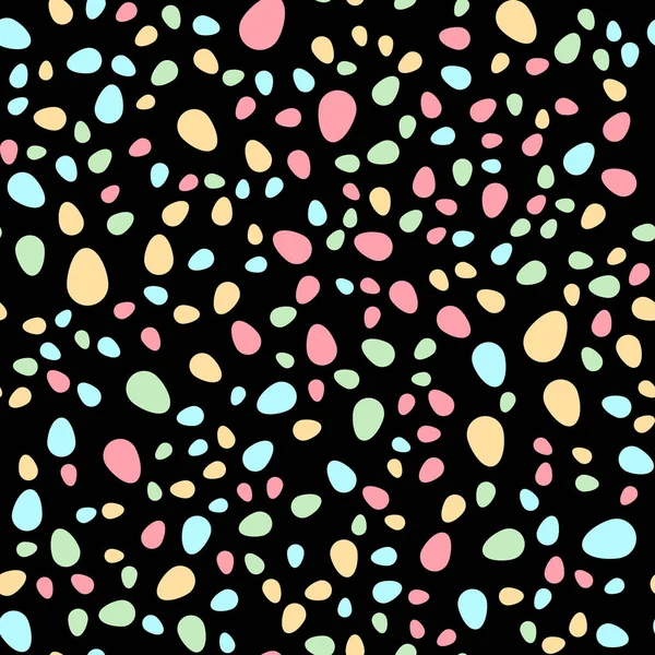 Seamless pattern with colorful Easter eggs. Vector — Stock Vector