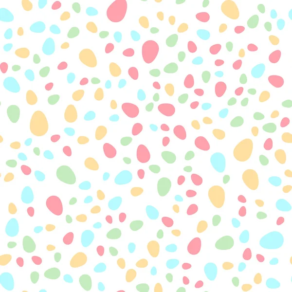 Varrat nélküli mintát a színes húsvéti tojás. Vektor — Stock Vector
