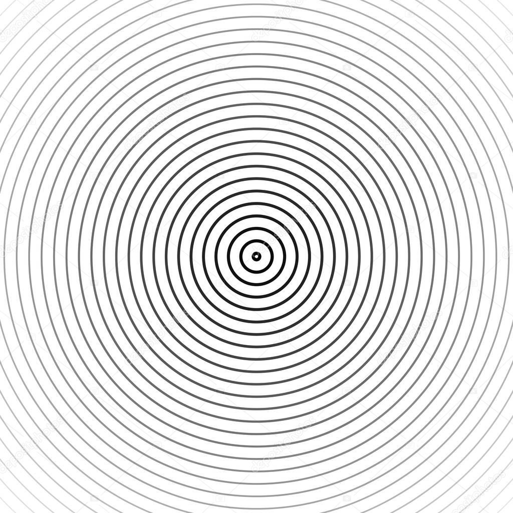 Hypnosis spiral background. Vector
