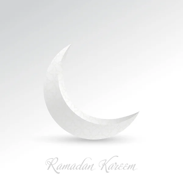 Ramadan Kareem cartão de saudação com ornamentos islâmicos. Vetor —  Vetores de Stock