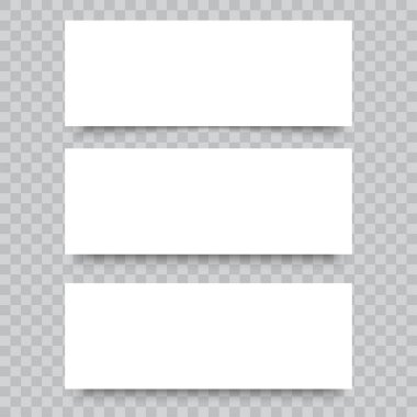 Saydam arka planda kartvizitlerin boş. Vektör.