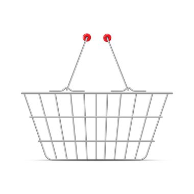 Gerçekçi alışveriş pazarı çantası. Vektör