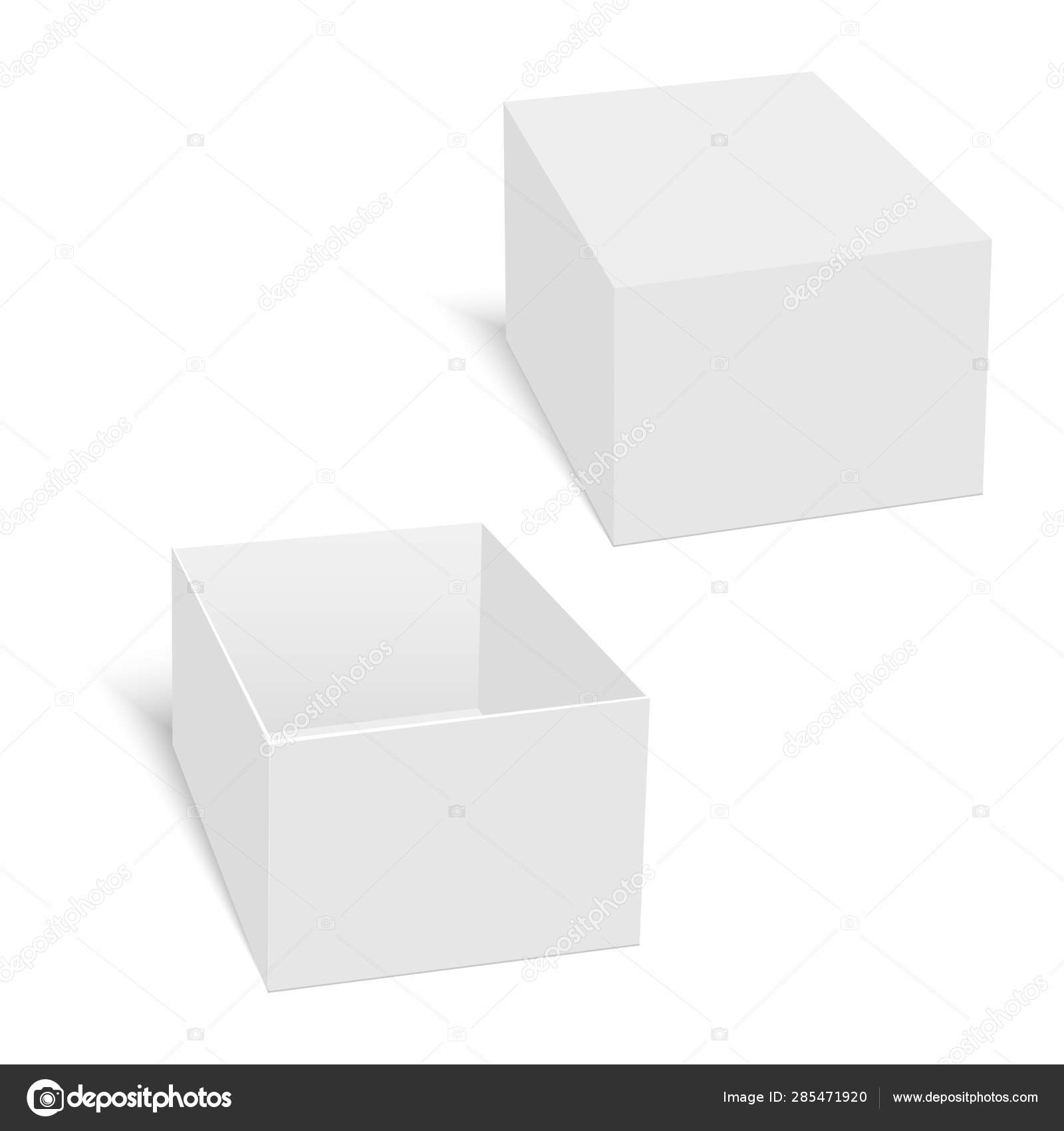 Download Opened And Closed Box Mockup Vector Vector Image By C Azfree Vector Stock 285471920