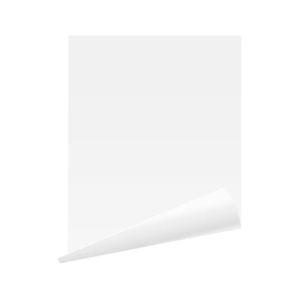 Φύλλο χαρτιού με καμπυλωτή γωνία. Διάνυσμα — Διανυσματικό Αρχείο