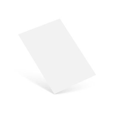 Gerçekçi kartvizit mockup şablonu. Vektör