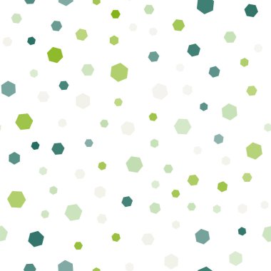 Renkli altıgenli kusursuz desen. Vektör.