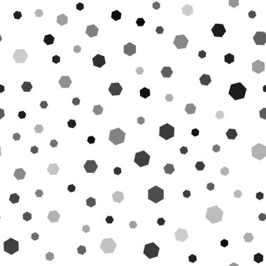 Renkli altıgenli kusursuz desen. Vektör.