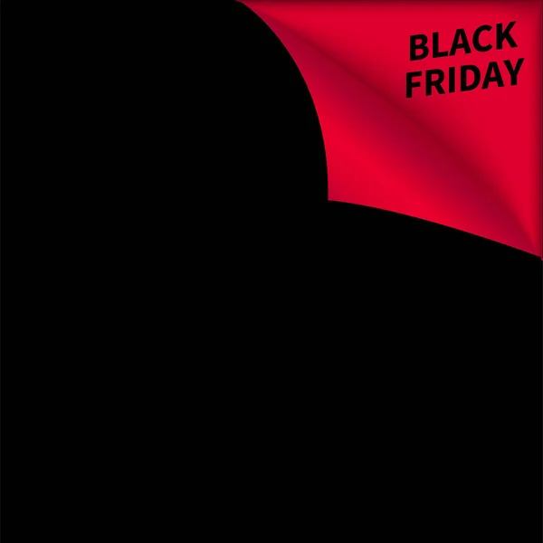 Black Friday sale background. Vector illustration — Stock Vector