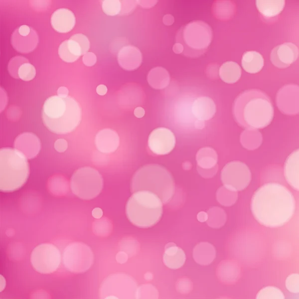 Abstract Pink Background Defocused Lights Vector — Stock Vector