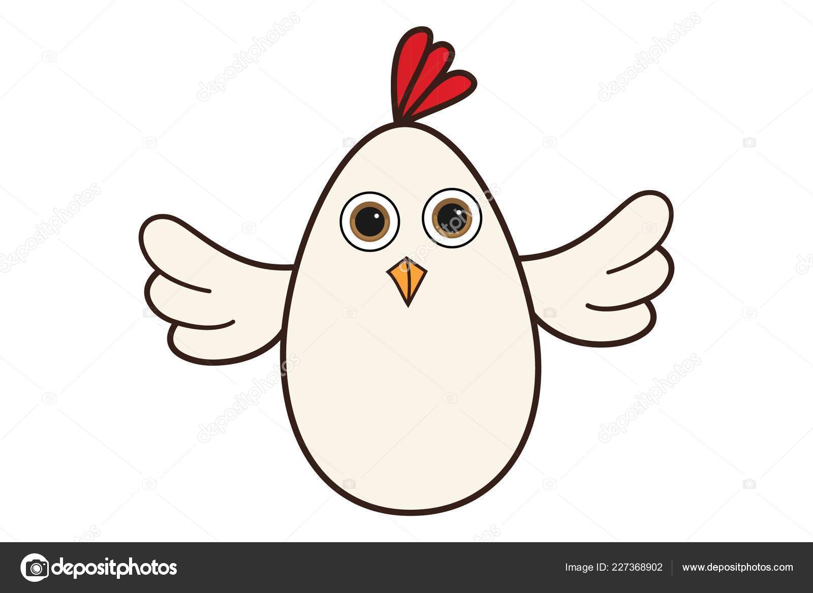 Desenho de galinha bonito