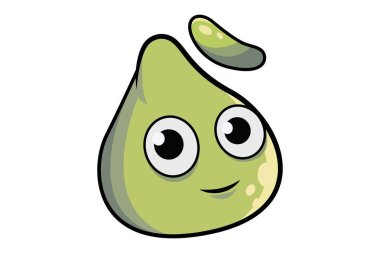 Vektör karikatür çizim dimsum. Beyaz arka plan üzerinde izole.