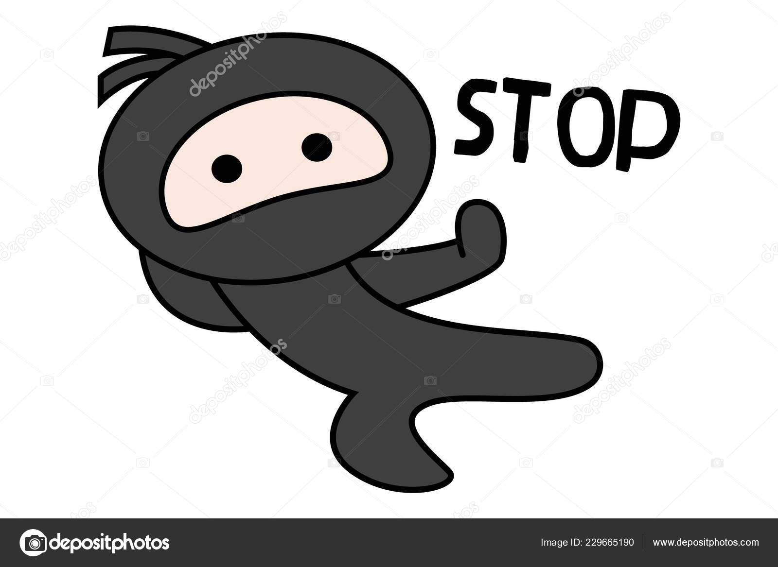 Cute Ninja Cartoon Drawing Cute Ninja Cartoon Drawing