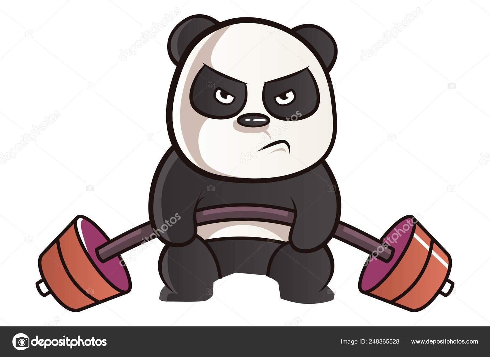 rosto de panda bonito desenho vetorial personagem de desenho ilustração  clipart isolado 15329178 Vetor no Vecteezy