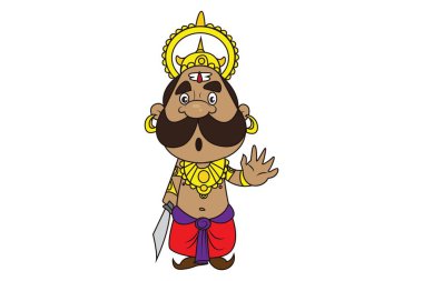 Ravan vektör karikatür illüstrasyon şaşırdım. Beyaz arka planda yalıtılmış.