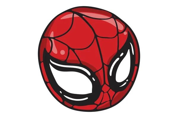 Ilustración Dibujos Animados Vectoriales Divertidos Emoji Araña Aislado Sobre Fondo — Archivo Imágenes Vectoriales