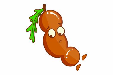 Demirhindi üzgün yüz Vektör karikatür illüstrasyon. Beyaz arka planda yalıtılmış.