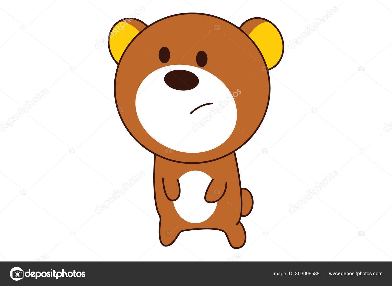 Vector Ilustración Dibujos Animados Osito Peluche Lindo Expresión Triste Aislado vector, gráfico vectorial © F1Digitals imagen #303096588 Vector Ilustración Dibujos Animados Osito Peluche Lindo Expresión Triste Aislado vector, gráfico vectorial © F1Digitals imagen #303096588