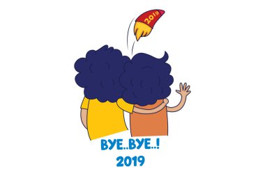 Download Bye Bye 2019 Free Vector Eps Cdr Ai Svg Vector Illustration Graphic Art