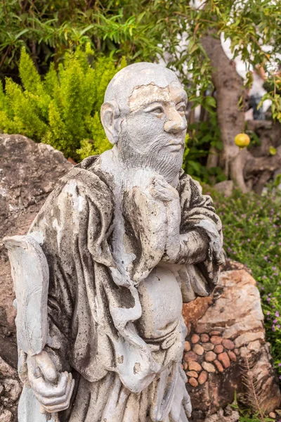 Sten Staty Vid Templet Med Smaragdbuddhan Grand Palace Wat Phra — Stockfoto