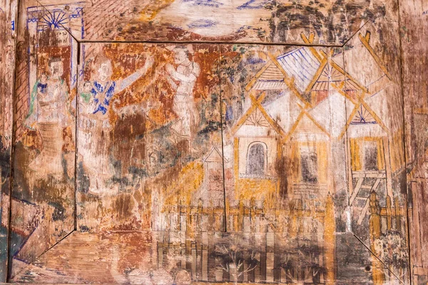 Wat Phra o Lampang Luang, Lampang Eyaleti, Thailan duvar resimleri