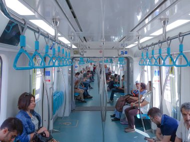 Marmaray 'ın iç görünümü, Avrupa ile Avrupa arasındaki demiryolu bağlantısı 