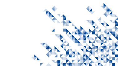 Soyut geometrik desen koyu mavi renk illüstrasyon izole kopya alanı, vektör eps 10 beyaz zemin üzerine