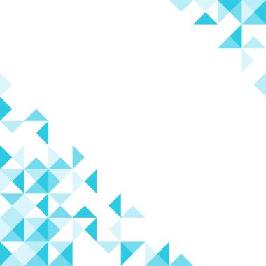 Soyut geometrik desen mavi renk illüstrasyon izole kopya alanı, vektör eps 10 beyaz zemin üzerine