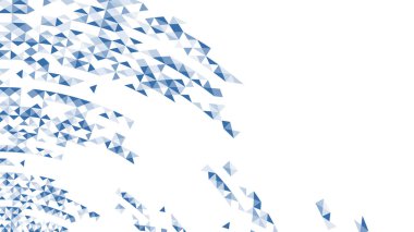 Soyut geometrik eğrisi desen koyu mavi renk illüstrasyon izole kopya alanı, vektör eps 10 beyaz zemin üzerine