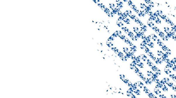 Soyut geometrik desen zinciri şekil tasarım koyu mavi renk illüstrasyon izole kopya alanı, vektör eps 10 beyaz zemin üzerine