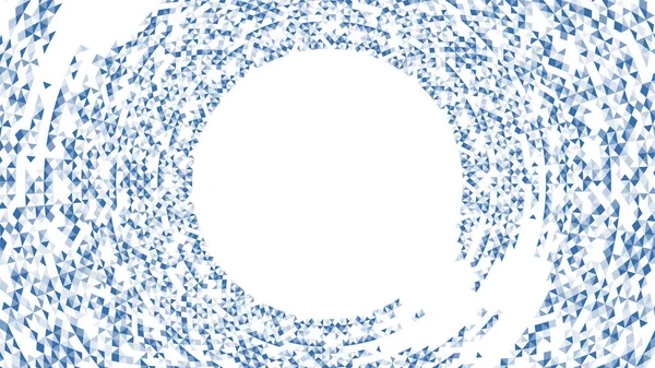 Padrão Geométrico Abstrato Ilustração Cor Azul Escuro Isolado Fundo Branco — Vetor de Stock