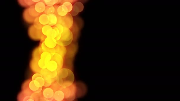 Abstract Bokeh Light Sparkles Pattern Yellow Pink Gradient Color Illustration — Stock Video
