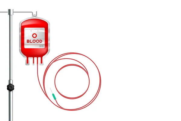 Vér Táska Típus Vörös Szín Ábécé Levél Jele Alakzat Készült — Stock Vector