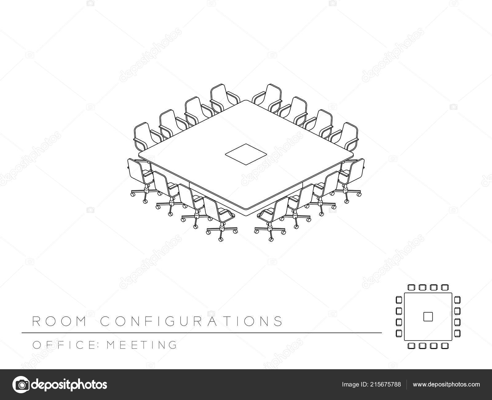 Meeting Room Setup Layout Configuration Conference Square