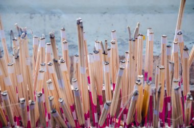 Budizm tütsü olarak Tayland at templae