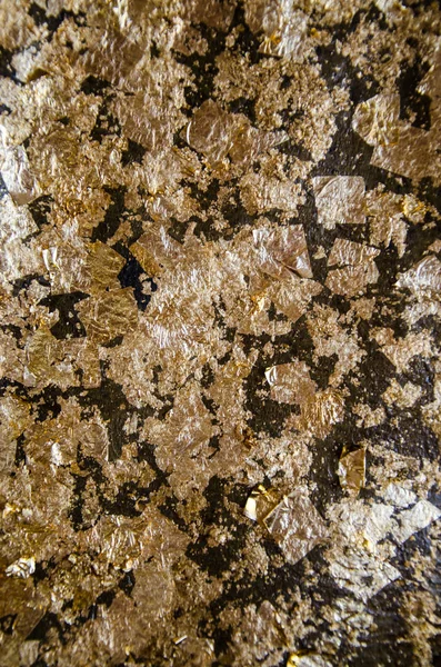 Hoja Oro Textura Lámina Oro Estatua — Foto de Stock