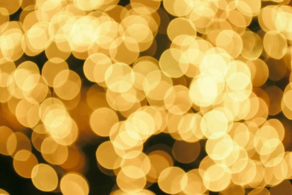 Bokeh Gouden Kleur Abstracte Achtergrond — Stockfoto