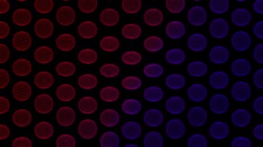 Soyut çizgi 3d sanal izometrik küre aydınlatma hareketli, Teknoloji ağı dijital veri aktarım konsept tasarımı, siyah arka plan üzerinde parlayan kesintisiz döngü animasyon 4k mat alfa kanal ile