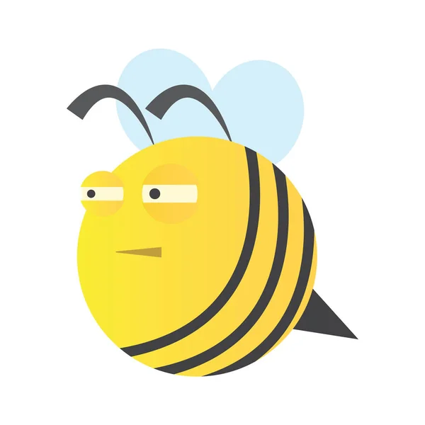 bal arısı, çizgi film karakteri, vektör görüntü, düz tasarım