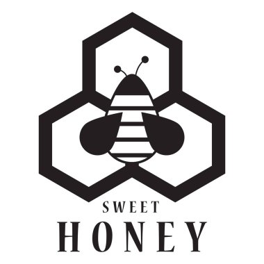 arı peteğin, vektör görüntü, düz tasarım arka planı