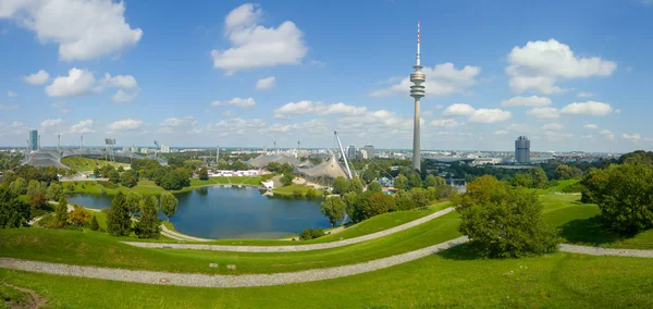 Olympic Park Munich Panorama — Stock Photo, Image