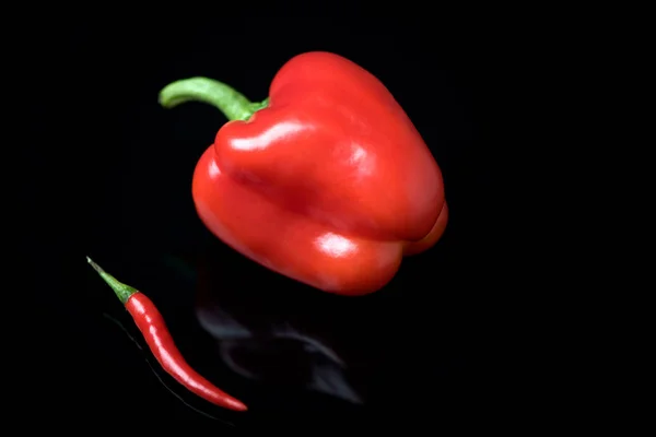 Fresh chilli red pigment, fresh pepper background
