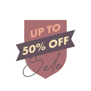 Renkli satış rozeti tasarım varlığı